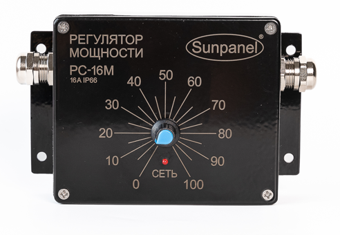 Регулятор мощности РС-16М (цифровой диммер 16А/IP66)